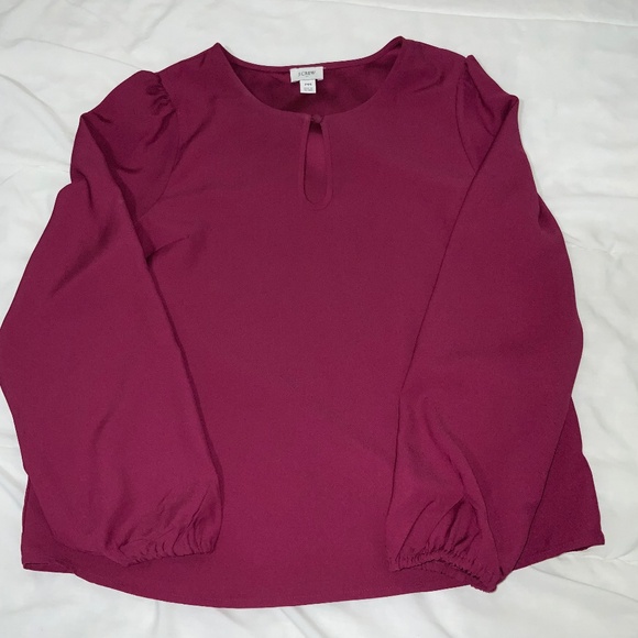 j.Crew Factory Keyhole long sleeves top - Picture 1 of 7